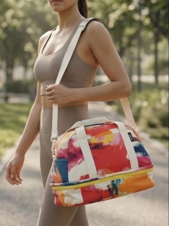 kate spade Handbags - Kate spade Multi Color Canvas GYM Bag, Travel Bag